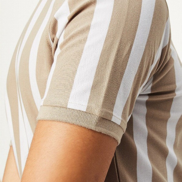 max Striped Polo Collar T-shirt