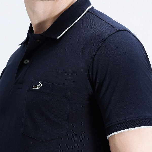 Crocodile Polo Collar Slim Fit Cotton T-shirt
