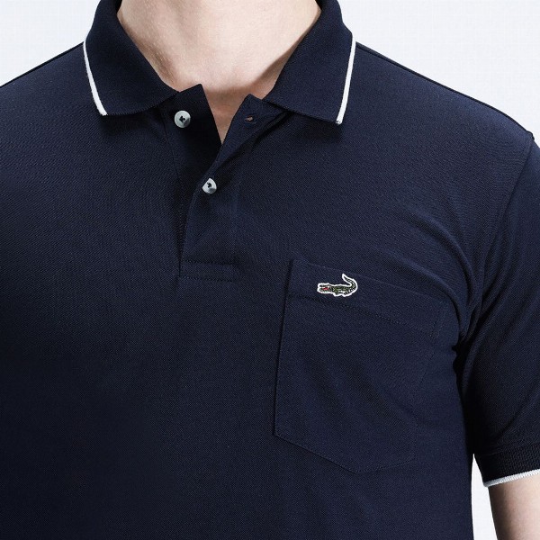 Crocodile Polo Collar Slim Fit Cotton T-shirt