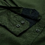 Roadster Men Olive Green Pure Cotton Casual Shirt