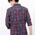 HIGHLANDER Men Maroon Slim Fit Tartan Checked Casual Shirt