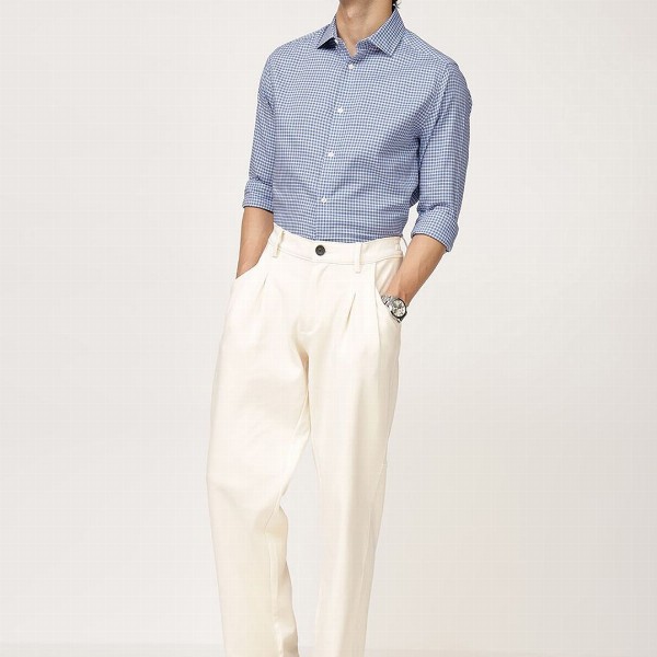 Andamen Men Premium Opaque Checked Casual Shirt