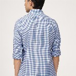 Andamen Men Premium Opaque Checked Casual Shirt