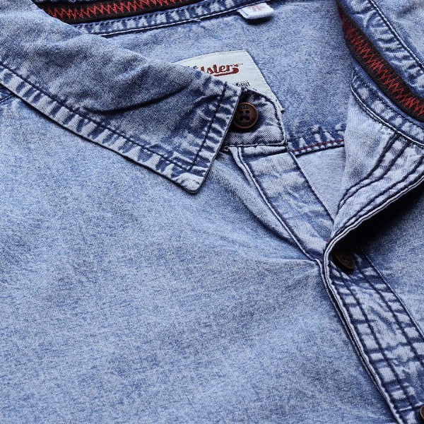 Roadster Men Blue Denim Shirt