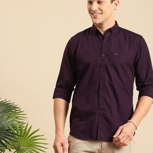 Mast & Harbour Men Standard Pure Cotton Casual Shirt