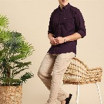 Mast & Harbour Men Standard Pure Cotton Casual Shirt