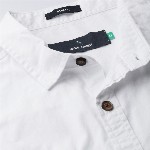 HIGHLANDER Men White Slim Fit Solid Casual Shirt