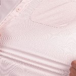 Harfun Men Spread Collar Solid Casual Shirt