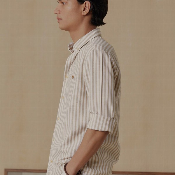 Andamen Men Premium Dobby Full Sleeve Shirt