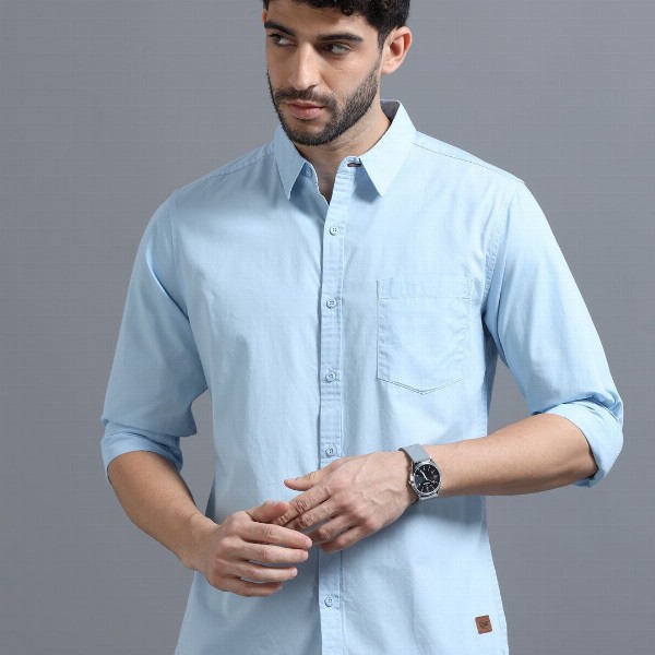The Roadster Lifestyle Co Pure Cotton Full Sleeve Shirts