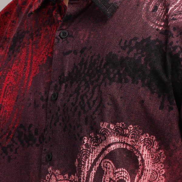 HERE&NOW Slim Fit Abstract Printed Cotton Casual Shirt