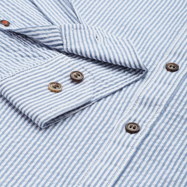 Mast & Harbour Men Standard Striped Casual Shirt