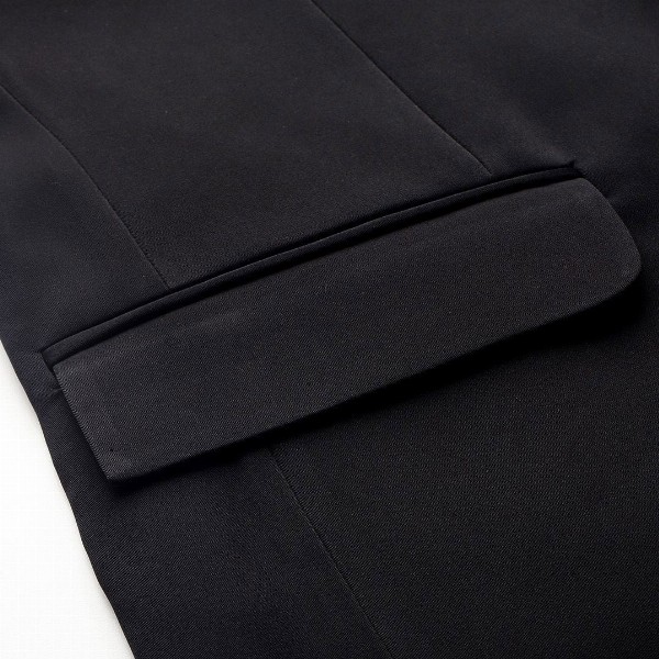 MANQ Slim-Fit Bandhgala Single-Breasted Blazer