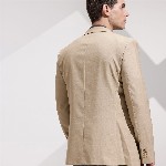 INVICTUS Checked Notched Lapel Collar Slim Fit Semiformal Blazer