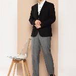 INVICTUS Slim Fit Single-Breasted Blazer