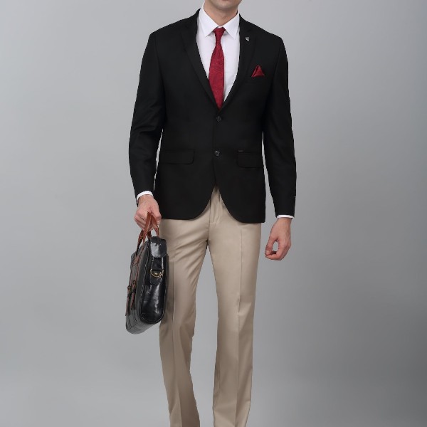 Cantabil Notched Lapel Single Breasted Blazer