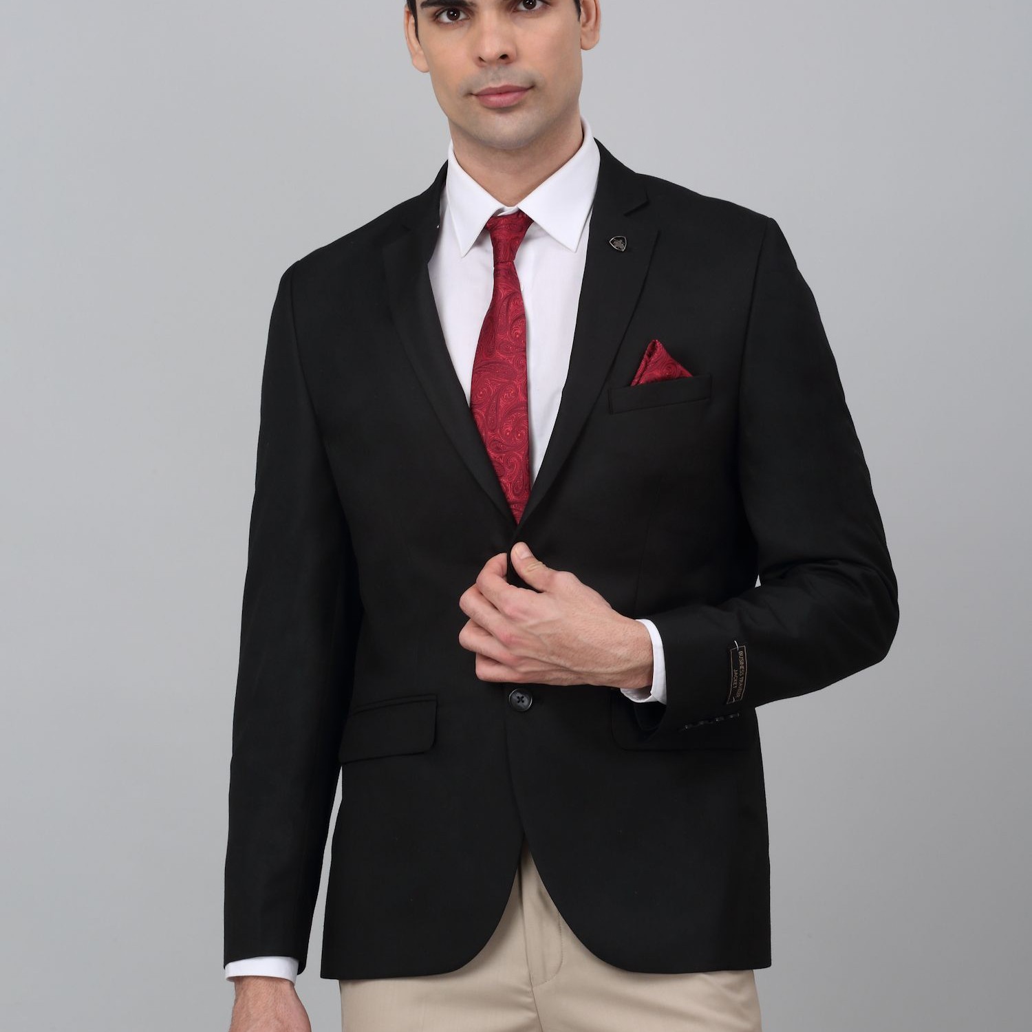 Cantabil Notched Lapel Single Breasted Blazer