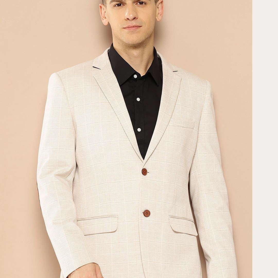 INVICTUS Single-Breasted Slim Fit Smart Casual Blazer