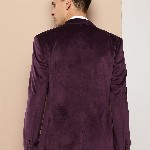 INVICTUS Velvet Finish Slim Fit Blazer