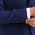 Allen Solly Checked Slim Fit Single-Breasted Blazer